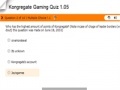 Juego Kongregate Gaming Quiz