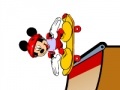 Juego Mickey On A Skateboard