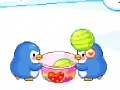 Juego Penguins and ice cream balls