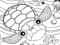 Juego Rosy Coloring: Turtle and Friends