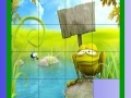 Juego Frog on the Stone Slide Puzzle