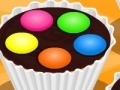 Juego Muffins smarties on the top