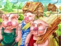 Juego Puzzle mania three little pigs